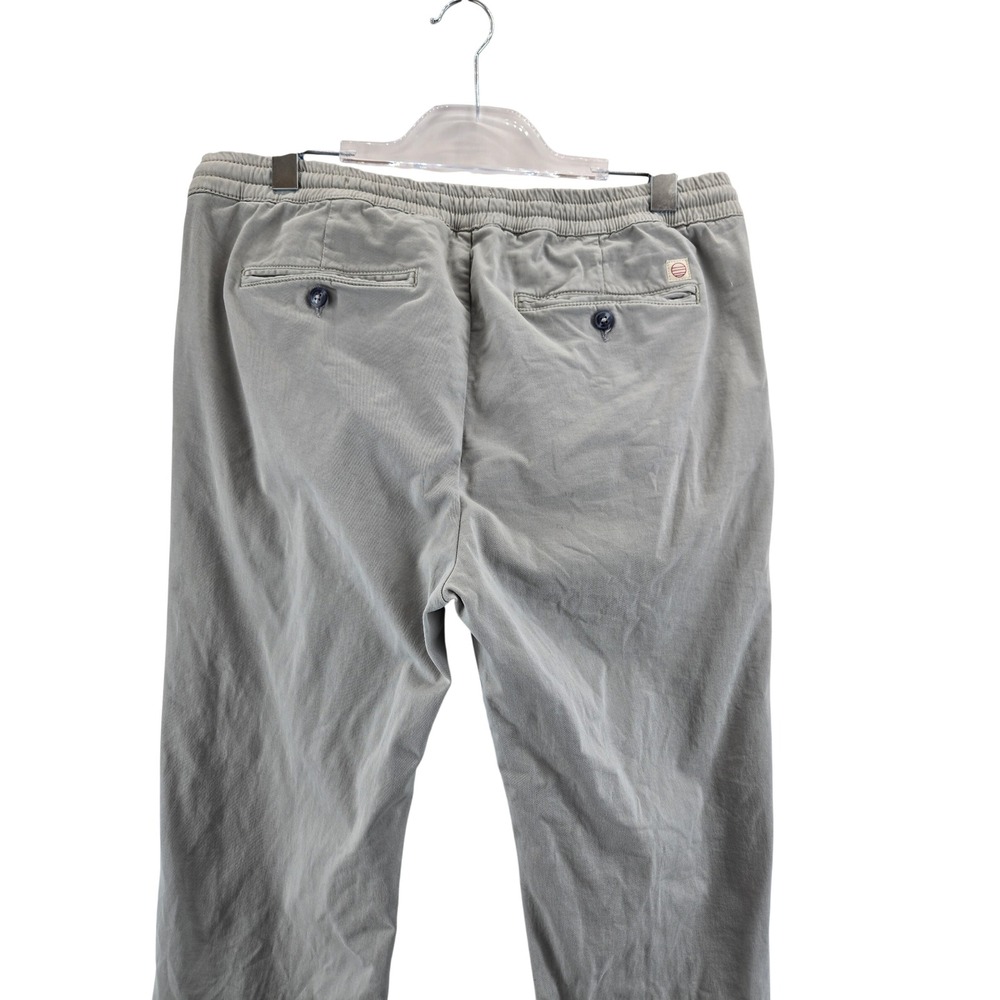 Marine Layer Mens Slim Fit Jogger Pants Grey Organic Cotton Stretch Large - Picture 5 of 11